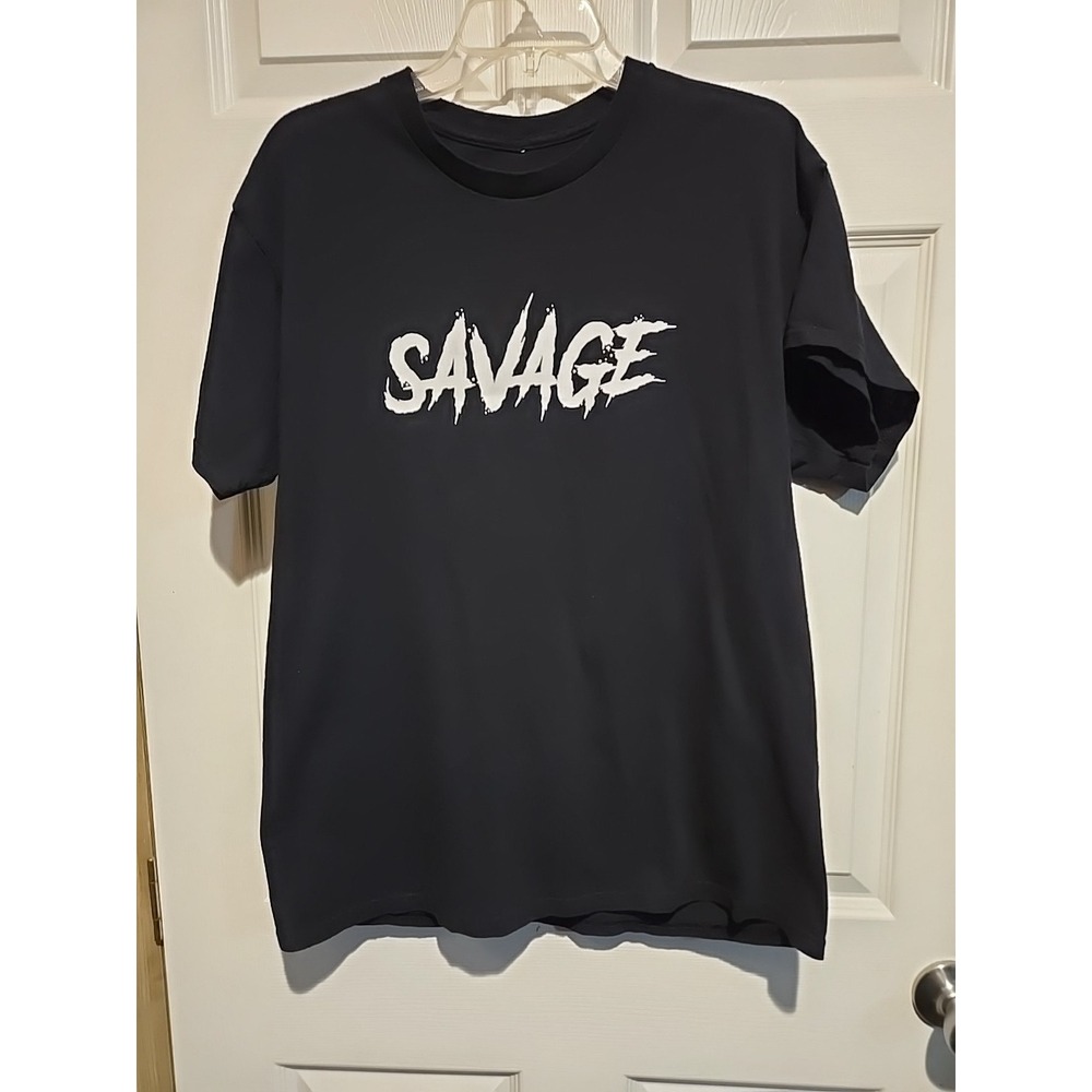 Popular Poison Savage T Shirt Black Size Large Bite Teeth Vampire
